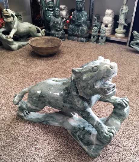 jade Tiger Carving