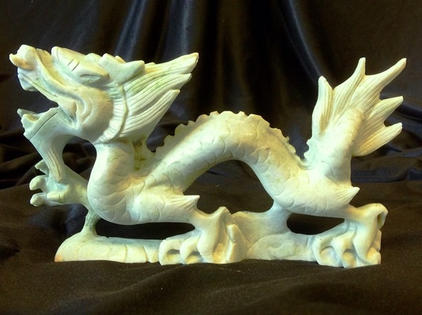 jade dragon carving