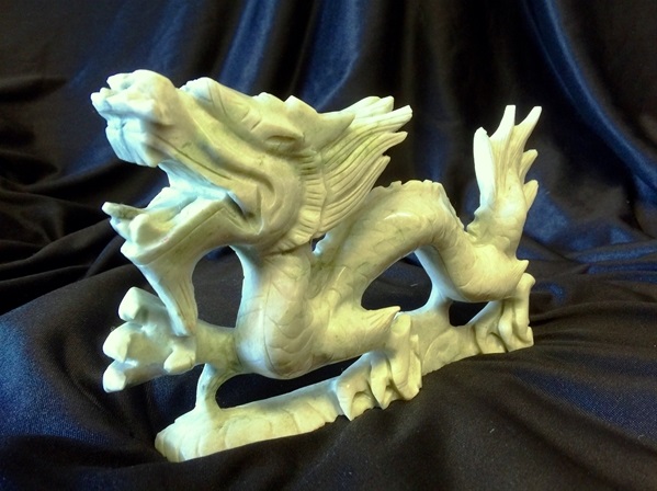 jade dragon carving