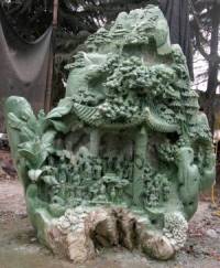 Jade Carving Large Jade Garden Carvings photo