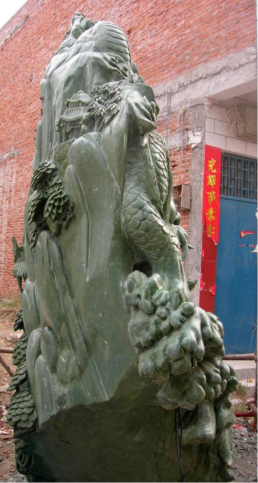 Dragons, jade Dragon, 9 dragons jade carving sculpture photo image