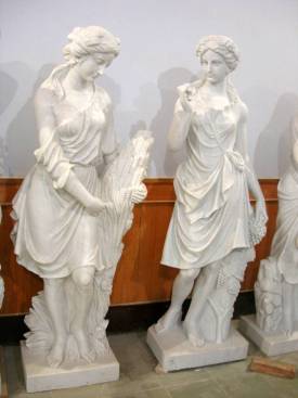 marble carving, Marble Garden Carving photo