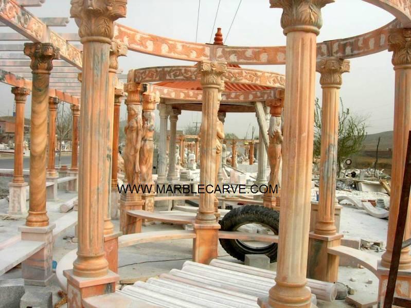 marble gazebo pillars