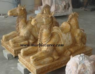 marble camel statue sculpture carving