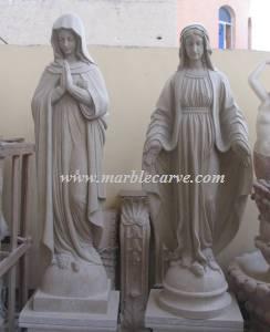 granite carving Mother Mary