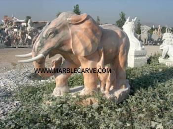  Marble Elephant carving Sculpture Garden carvings photo image