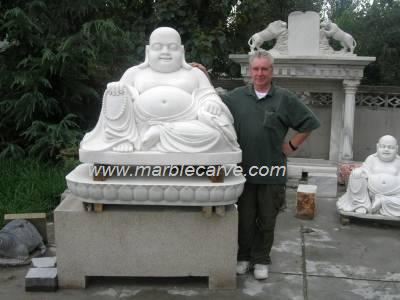Marble Buddha Statue Carving Photo