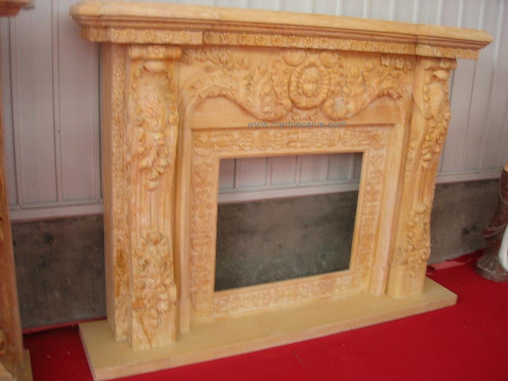 marble fireplace mantle