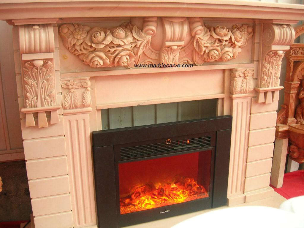 marble fireplace mantle