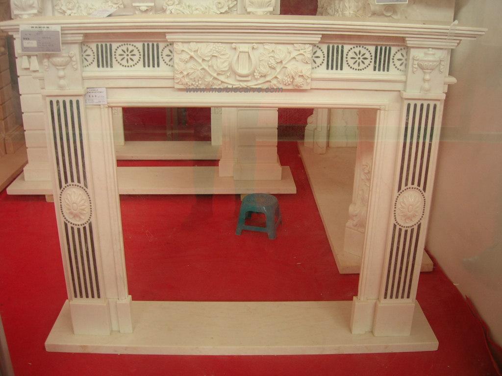 marble fireplace mantle