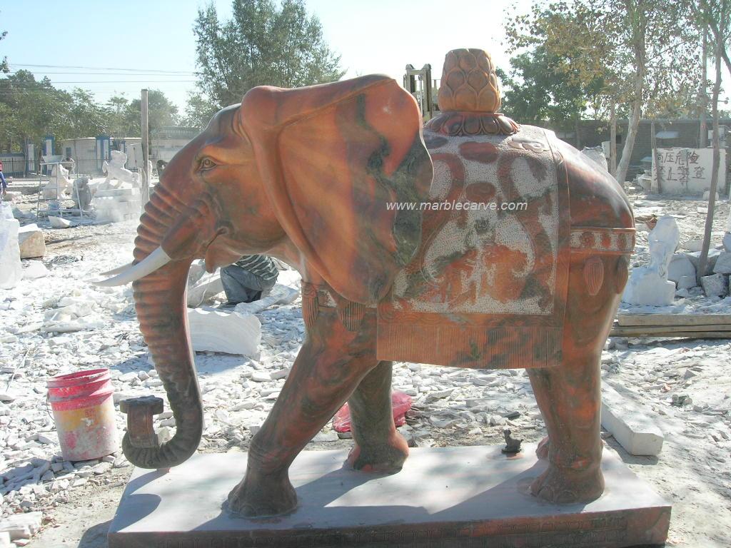marble elephant statue