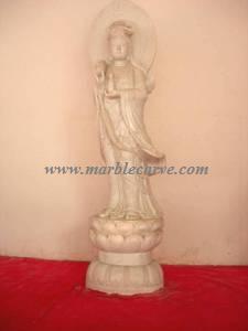 marble Quan Yin statue