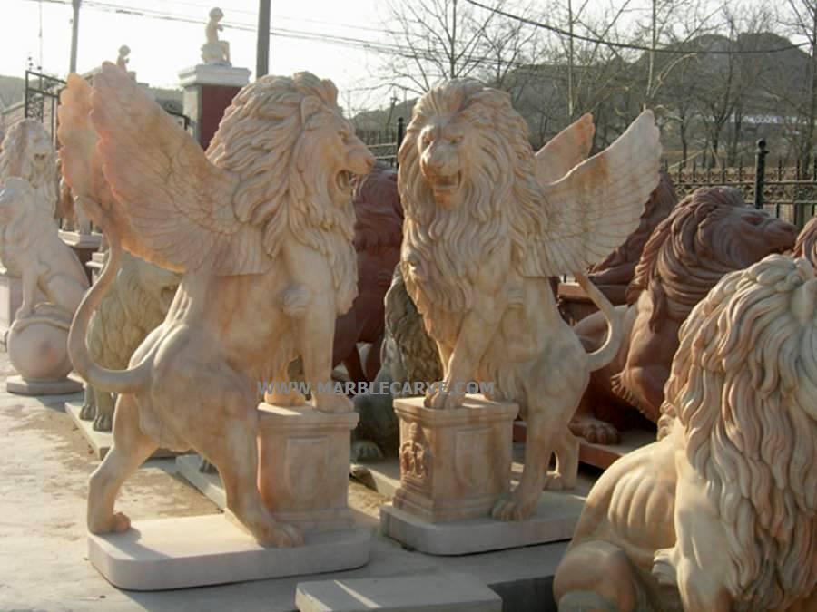 marble Lions Statue